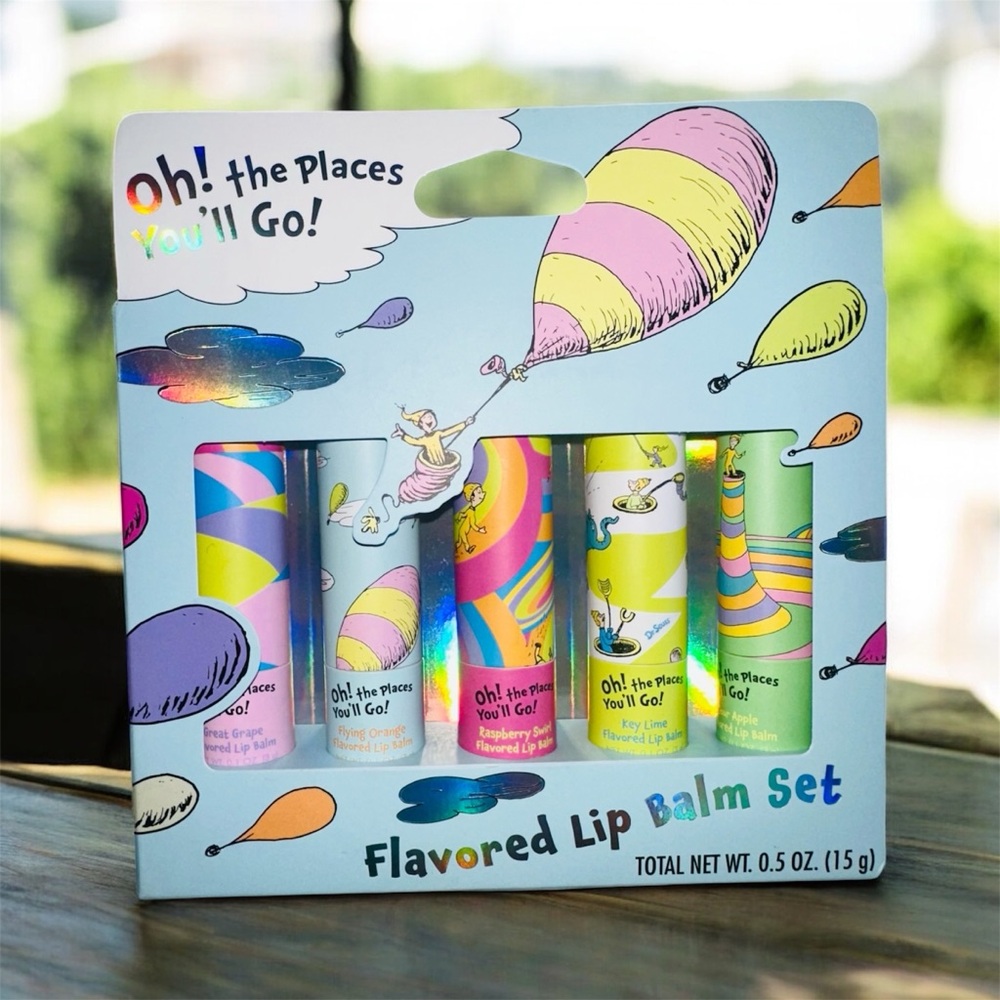 NIB Dr Seuss Flavored Lip Balm Set